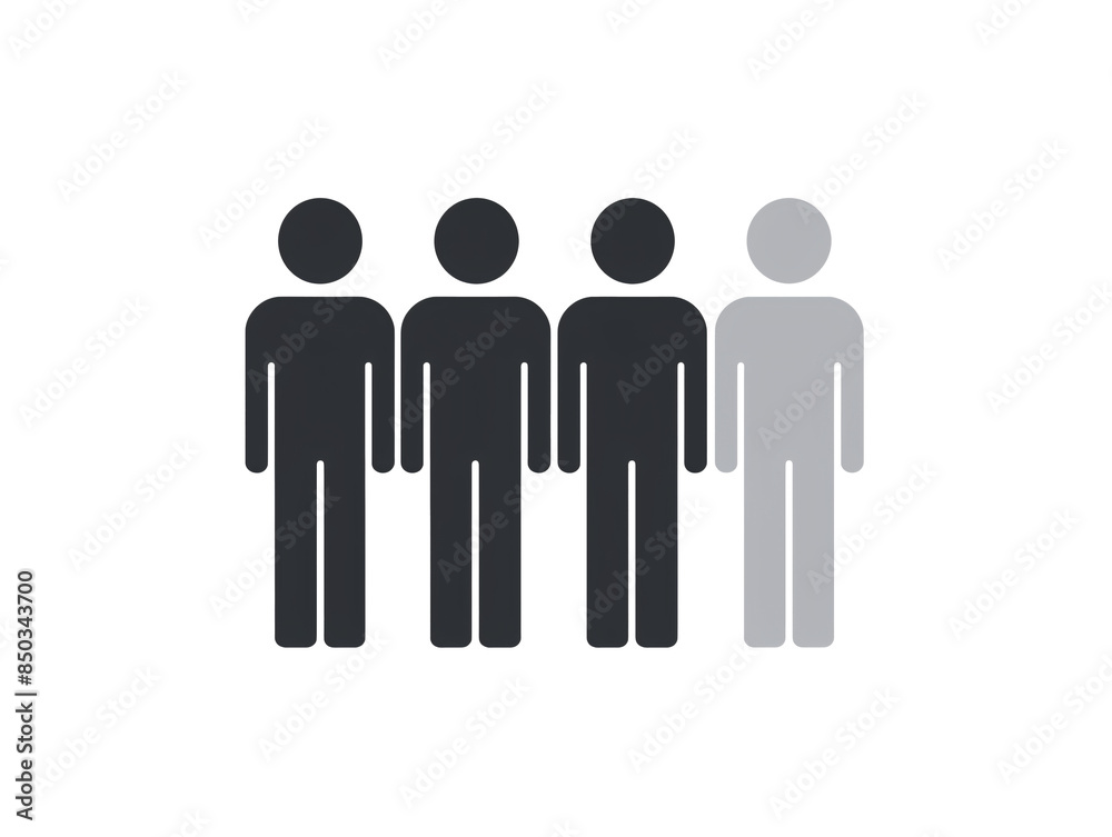 a group of people in a row a group of people in a row