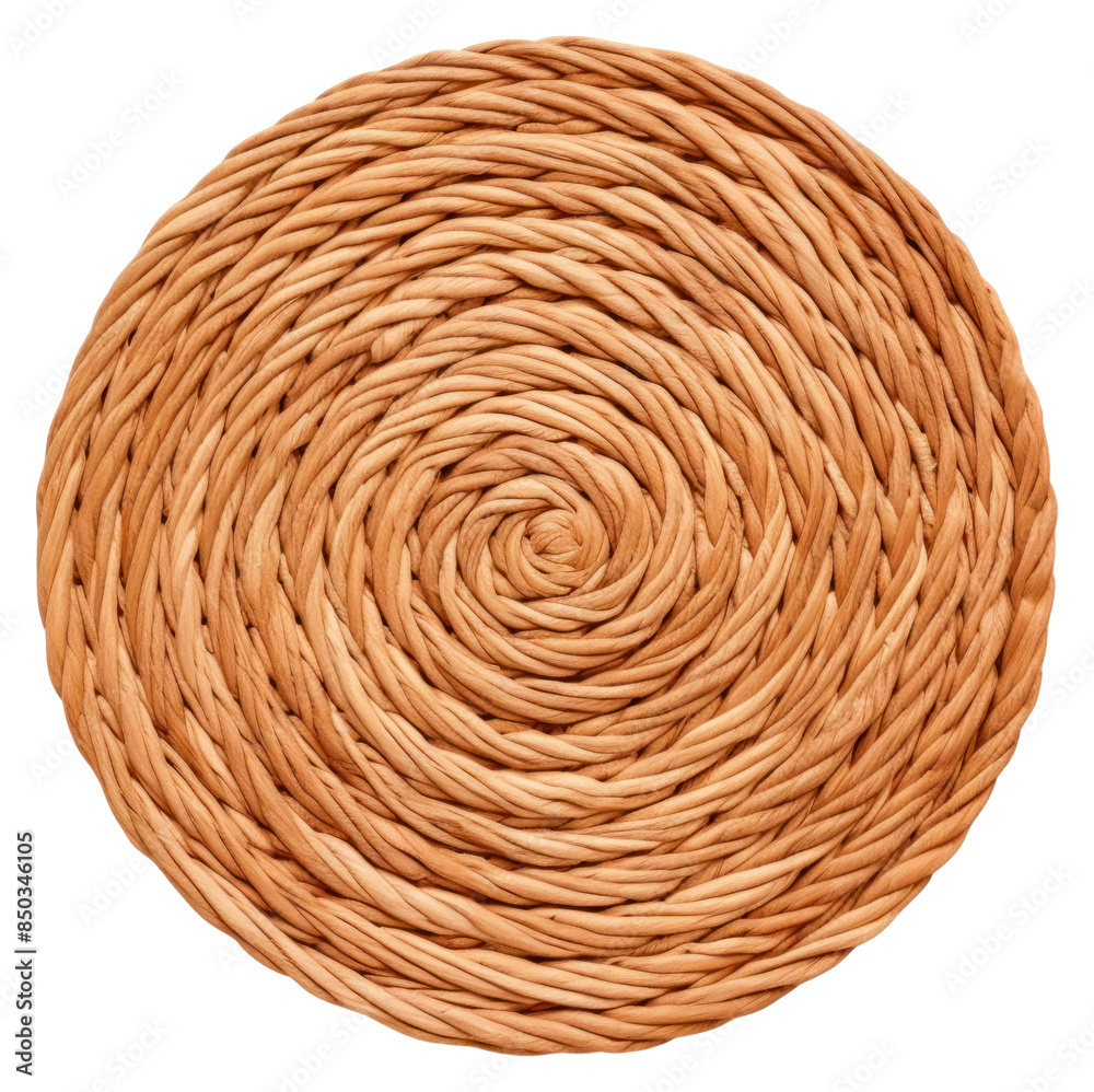 Obraz premium PNG Textured dishware pattern circle.