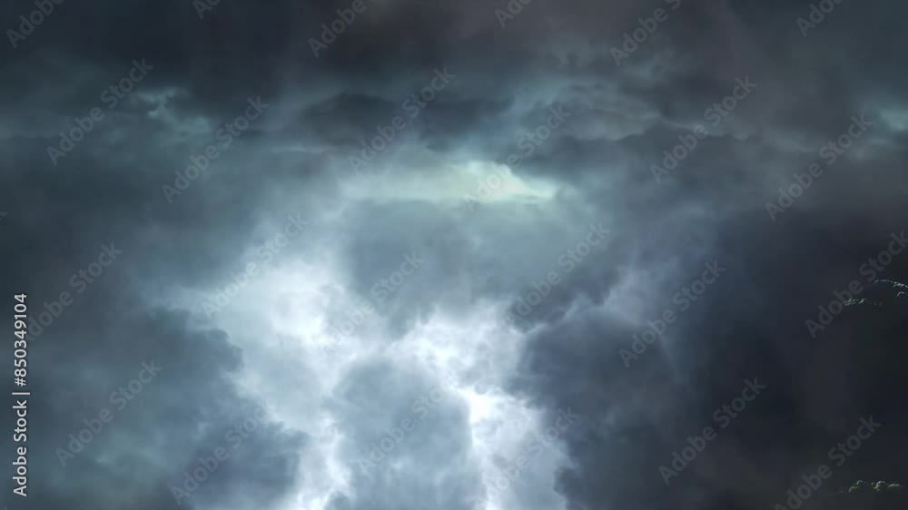 thunderstorm over the great dark sky 4k thunderstorm over the great dark sky 4k