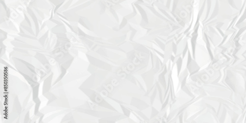 White crumpled paper texture . White wrinkled paper texture. White paper texture . White crumpled and top view textures can be used for background of text or any contents .