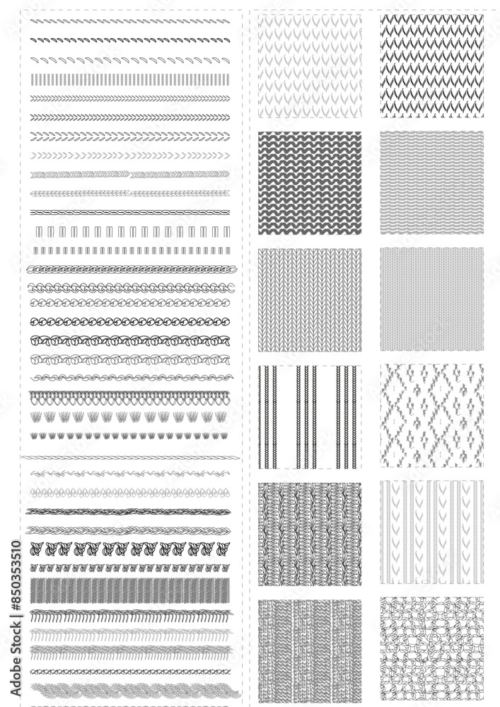 Knit brush and Fill