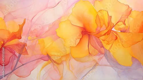 Sunny hues dance in abstract forms © cOmbEt