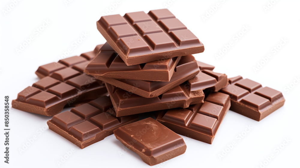 pieces of chocolate pieces of chocolate