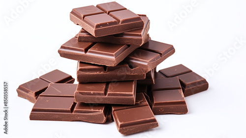 pieces of chocolate