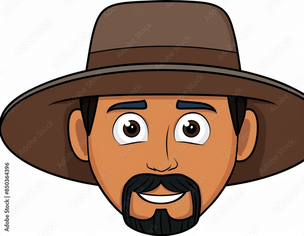 cartoons, a guy in a hat and with a beard cartoons, a guy in a hat and with a beard
