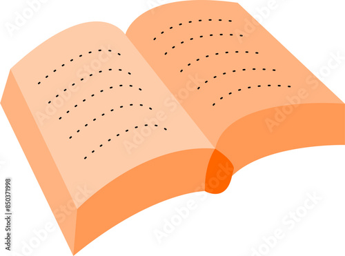 illustration of a open book vector images or clipart