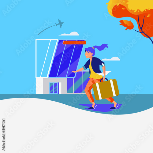people on the way vacation
