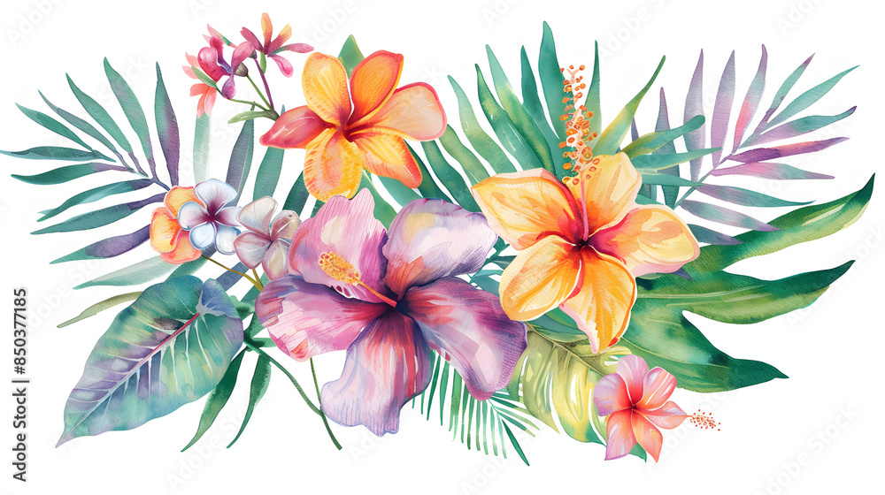 abstract tropical leaf vector illustration abstract tropical leaf vector illustration