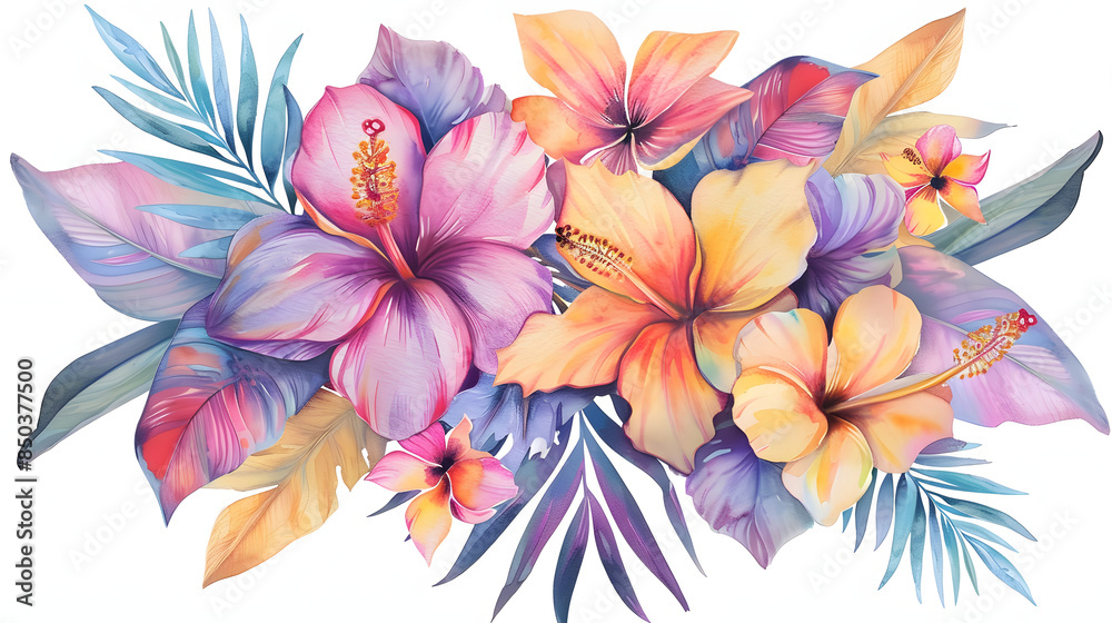 abstract tropical leaf vector illustration abstract tropical leaf vector illustration