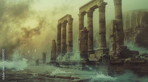 Crumbling monuments, the last witnesses to the pride and fall of civilizations
