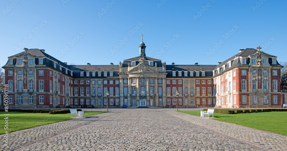 Naklejka premium Schloss Münster, Münster in Westfalen