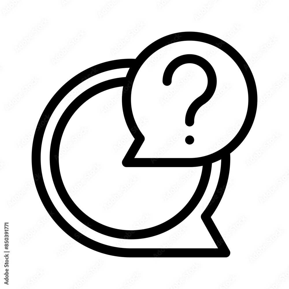 question line icon question line icon