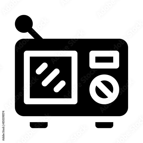 transceiver glyph icon