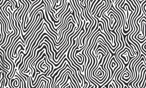 Black and white pattern. Abstract seamless pattern. AI generated. © homeworlds