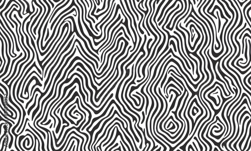 Black and white pattern. Abstract seamless pattern. AI generated.