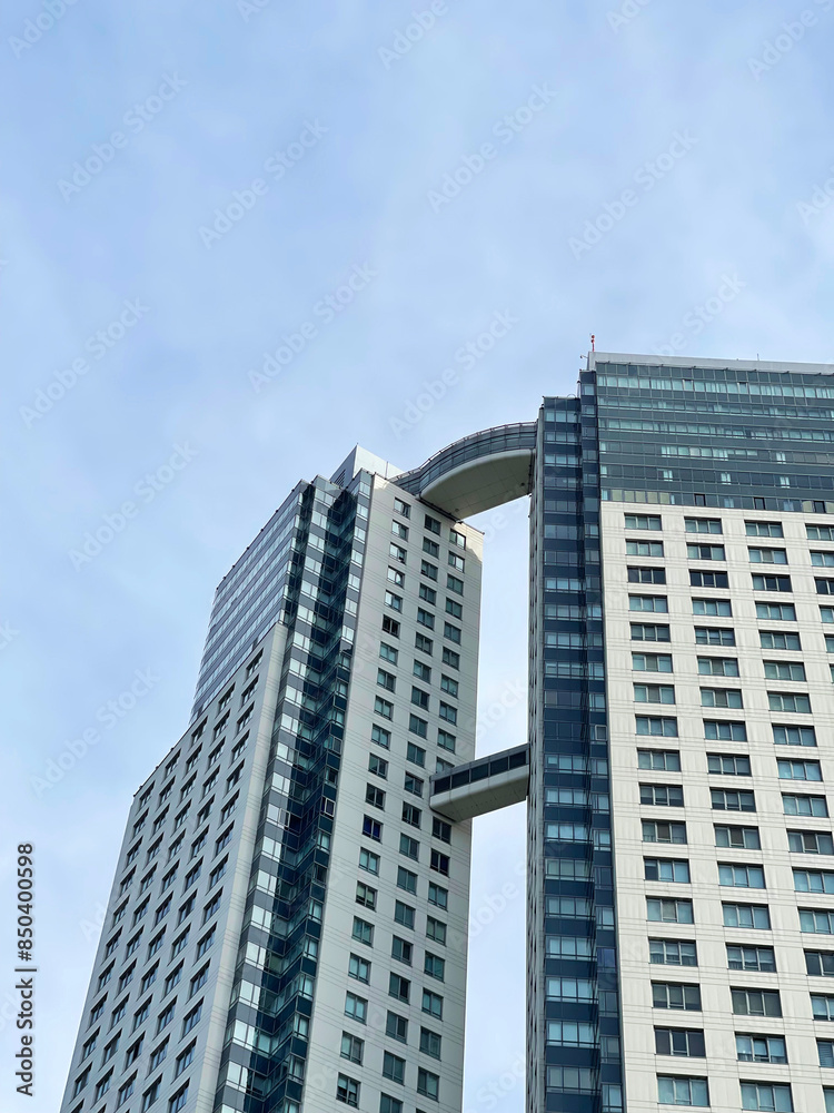 Skyscraper in a residential area of Puerto Madero, Buenos Aires, Argentina