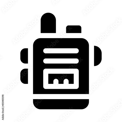 walkie talkie glyph icon © Uicon Studio