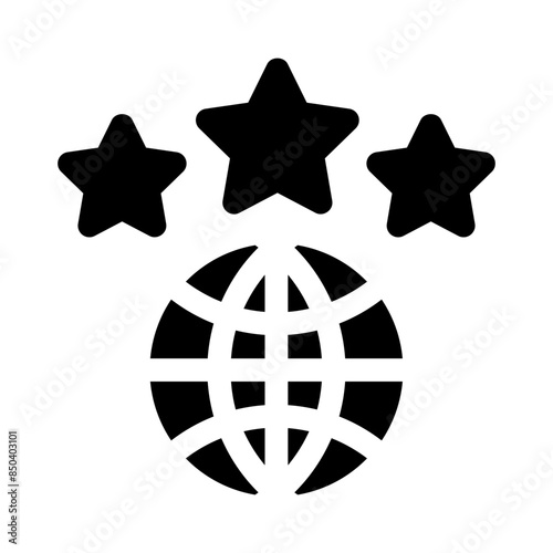 world glyph icon