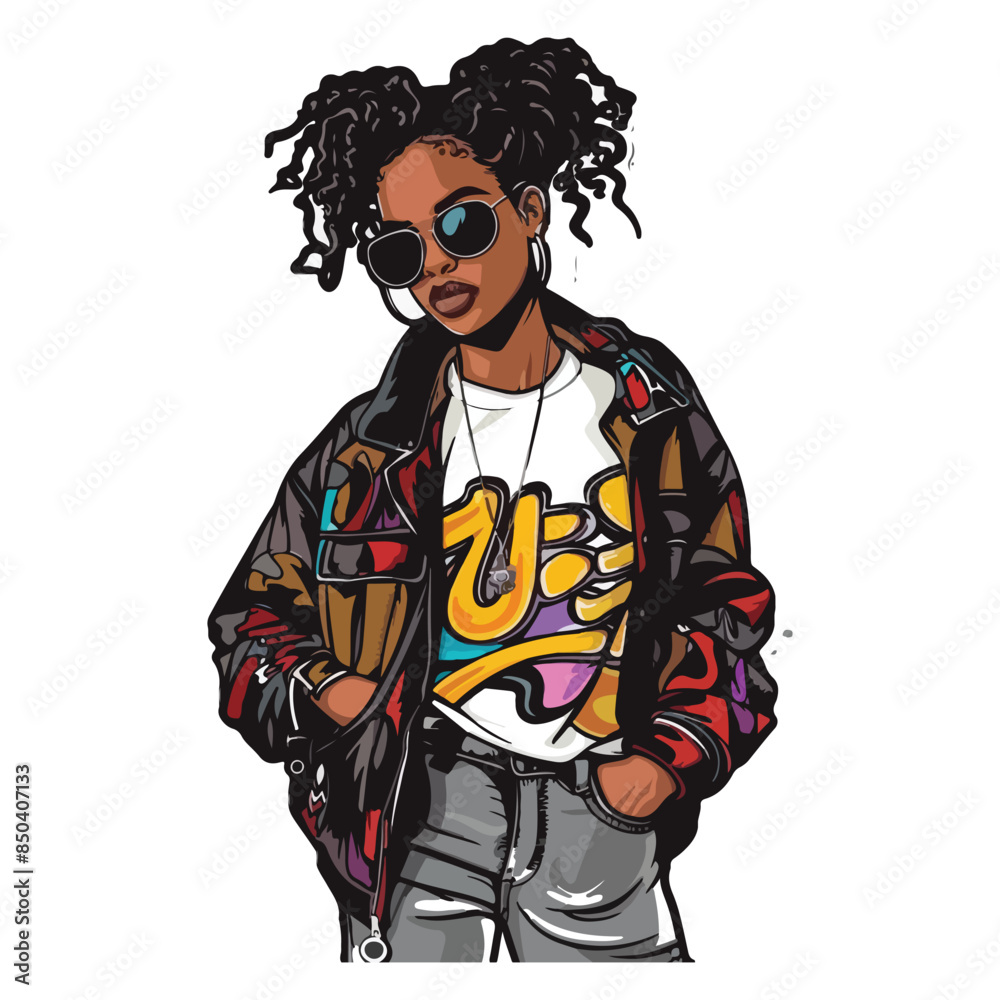 black woman sticker black woman sticker