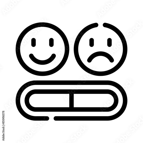 customer satisfaction line icon