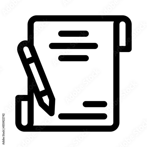 copywriter line icon