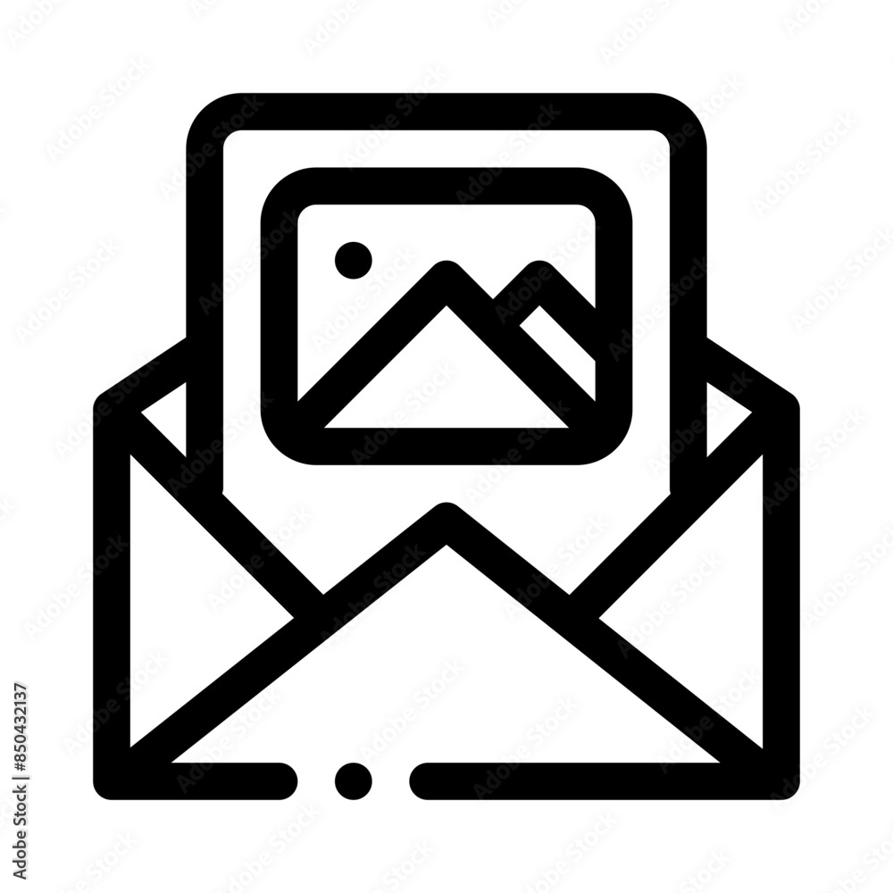 letterhead line icon letterhead line icon