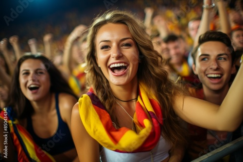 The roaring fans of Romania - Generative AI © Sidewaypics