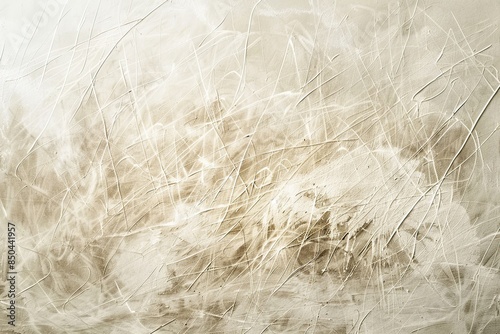 Textured White Paper Background with Brush Strokes