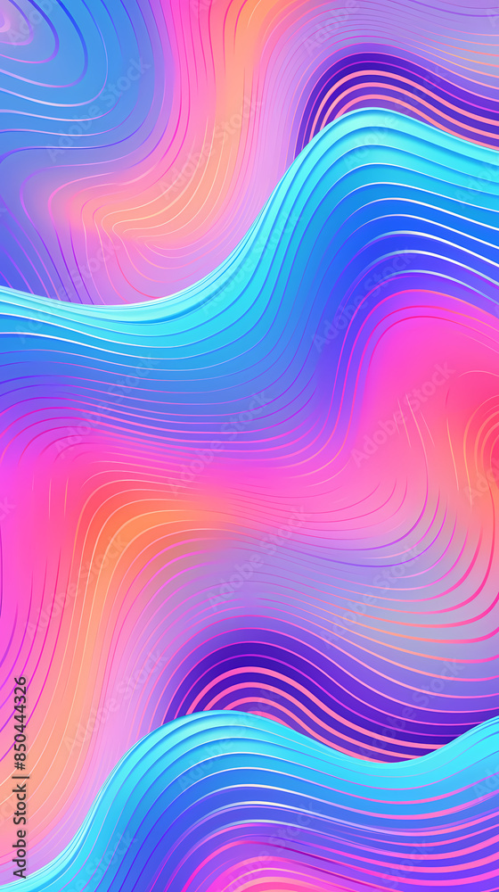 Obraz premium Abstract colorful waves