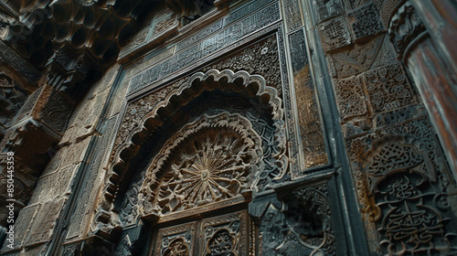 detail of the church of st james in sibenik croatia