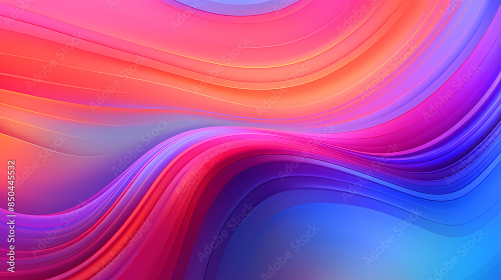 Obraz premium Abstract colorful waves