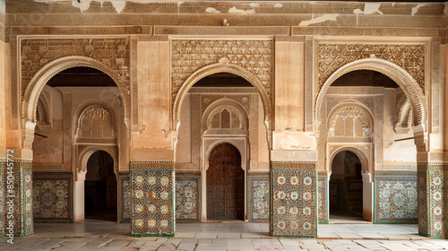 courtyard of the alhambra granada spain