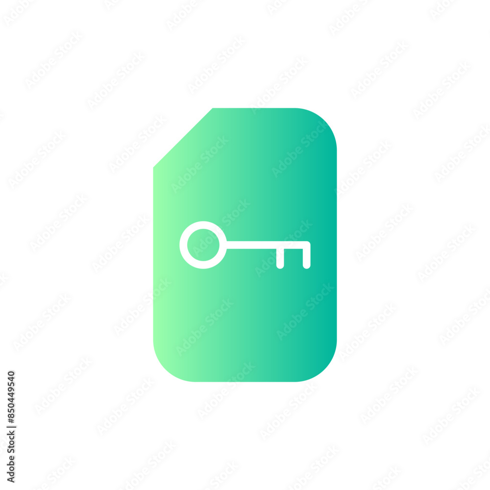 keyword gradient icon