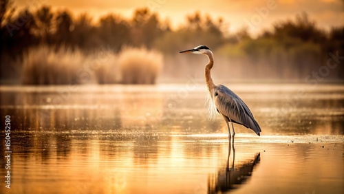 Lonely sepia-toned heron standing isolated in the marshy waters, Sepia, Garza, bird, lonely, isolated, wildlife, nature
