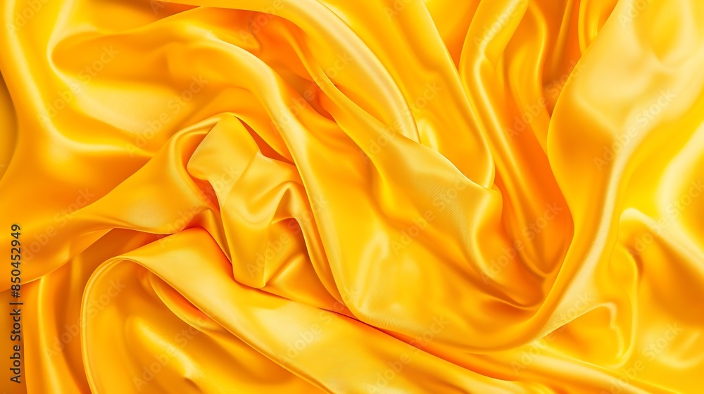 Yellow silk satin Draped fabric golden color Luxury background Space for design Template Flat lay top view tableWeb banner Christmasweddingbridalbeauty valentine romance award reward : Generative AI Yellow silk satin Draped fabric golden color Luxury background Space for design Template Flat lay top view tableWeb banner Christmasweddingbridalbeauty valentine romance award reward : Generative AI