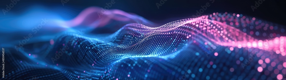 Abstract Wave Pattern Technology Background Abstract Wave Pattern Technology Background
