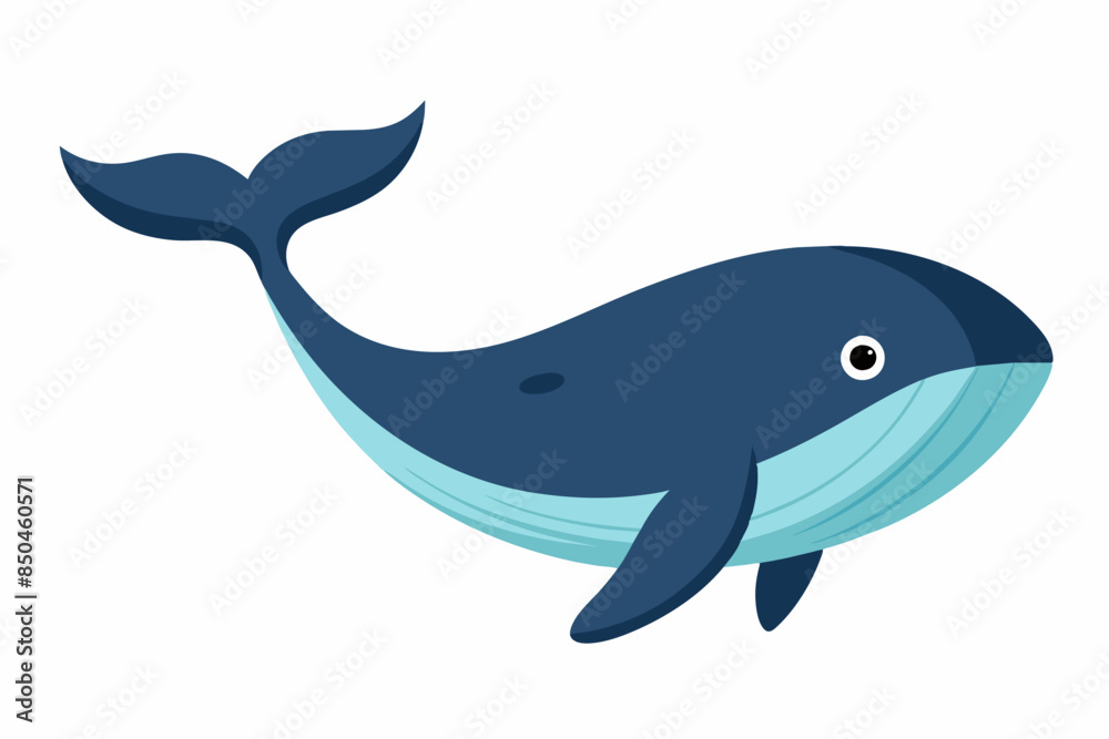 Blue whale isolated on white background. Concept of ocean animal illustration, marine life, underwater, kids art. Print, icon, logo, digital art, element for design. Blue whale isolated on white background. Concept of ocean animal illustration, marine life, underwater, kids art. Print, icon, logo, digital art, element for design.