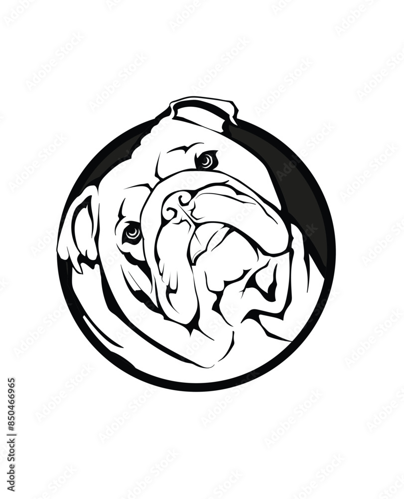 Cheerful and Funny English Bulldog. Check out this adorable vector clipart of a cheerful and funny English Bulldog. Great for making cards, posters, children's books and other creative projects. Cheerful and Funny English Bulldog. Check out this adorable vector clipart of a cheerful and funny English Bulldog. Great for making cards, posters, children's books and other creative projects.