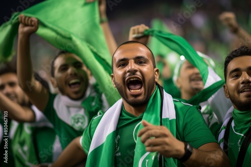 The roaring fans of Saudi Arabia - Generative AI © Sidewaypics