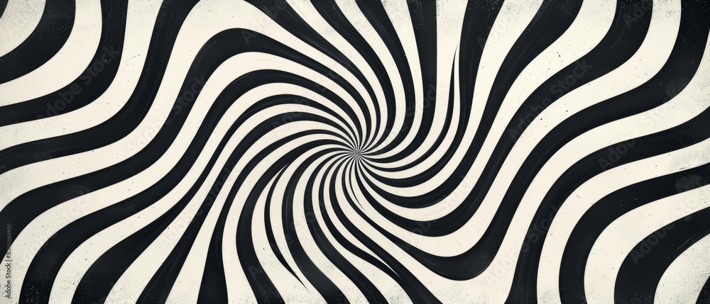A black and white spiral with a white background A black and white spiral with a white background