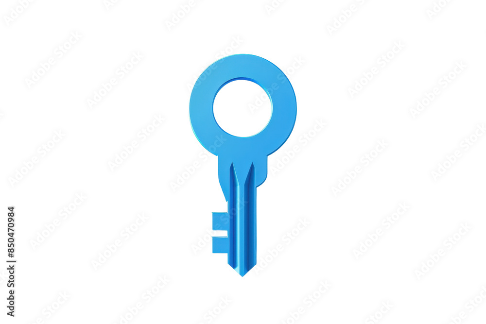 Illustration of a blue key icon on a transparent background. Ideal for representing security, access, or unlocking concepts. Illustration of a blue key icon on a transparent background. Ideal for representing security, access, or unlocking concepts.