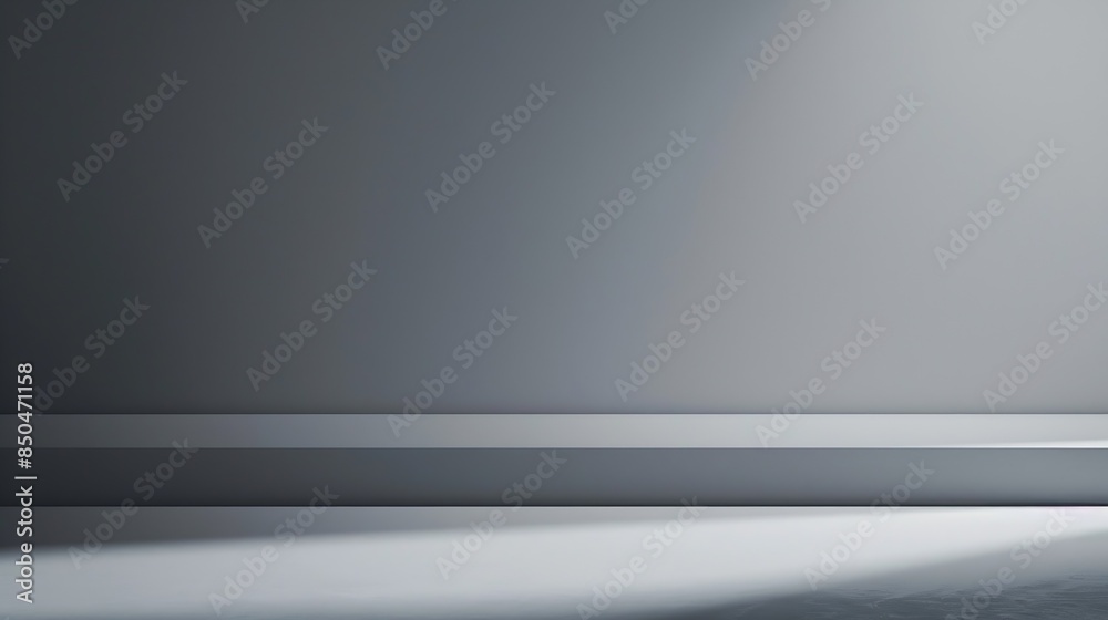 Gray background for product presentation with beautiful lights and shadows : Generative AI Gray background for product presentation with beautiful lights and shadows : Generative AI