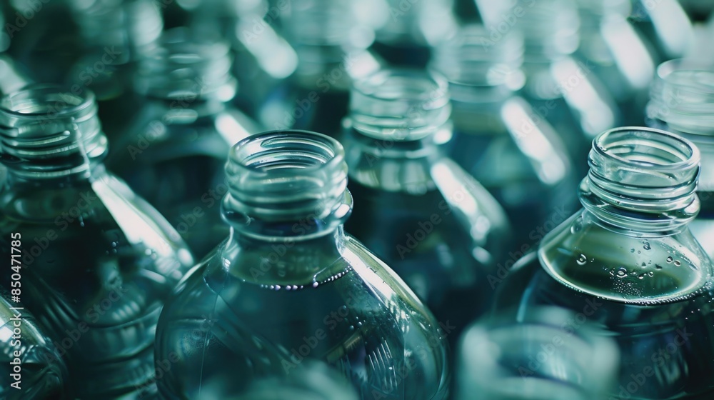 A collection of empty glass bottles placed side by side A collection of empty glass bottles placed side by side
