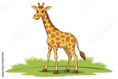 giraffe in the meadow