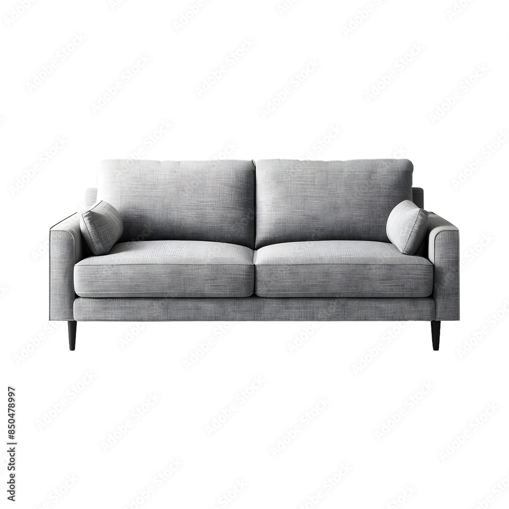 Modern luxury furniture sofa isolated on a transparent background Modern luxury furniture sofa isolated on a transparent background
