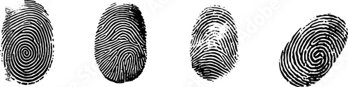 Fingerprint texture set background