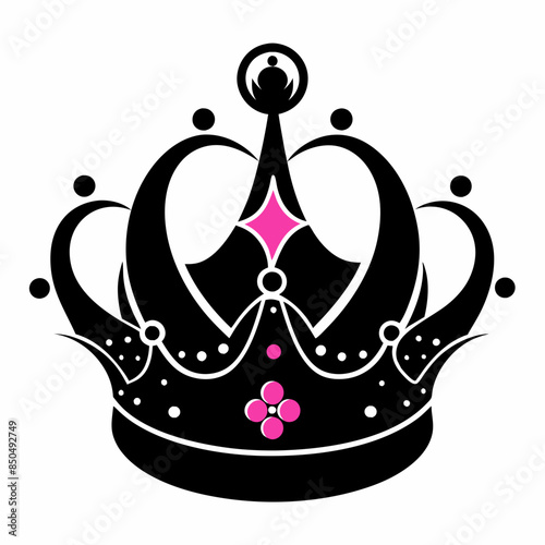 royal crown isolated on white