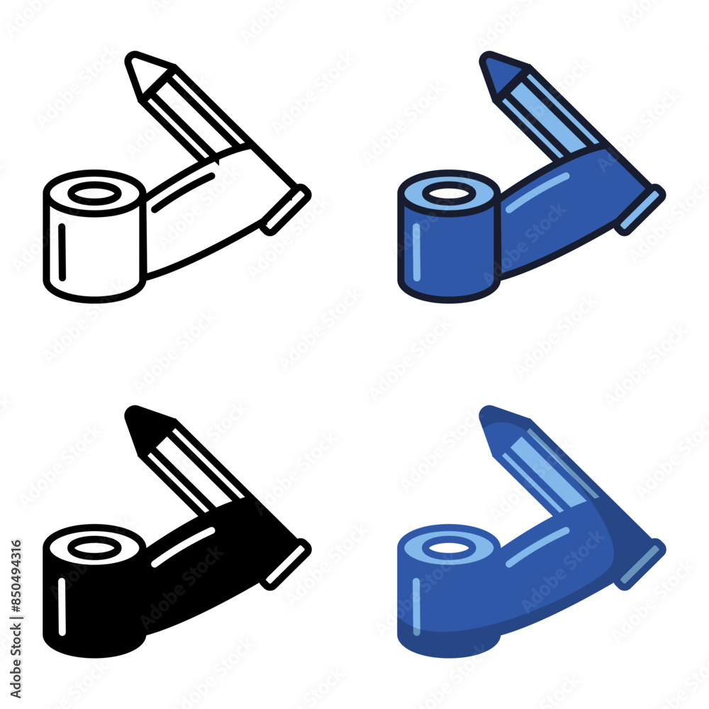 The Grip Wrap icon represents a layer of material used to cover handles for enhanced grip and comfort. The Grip Wrap icon represents a layer of material used to cover handles for enhanced grip and comfort.