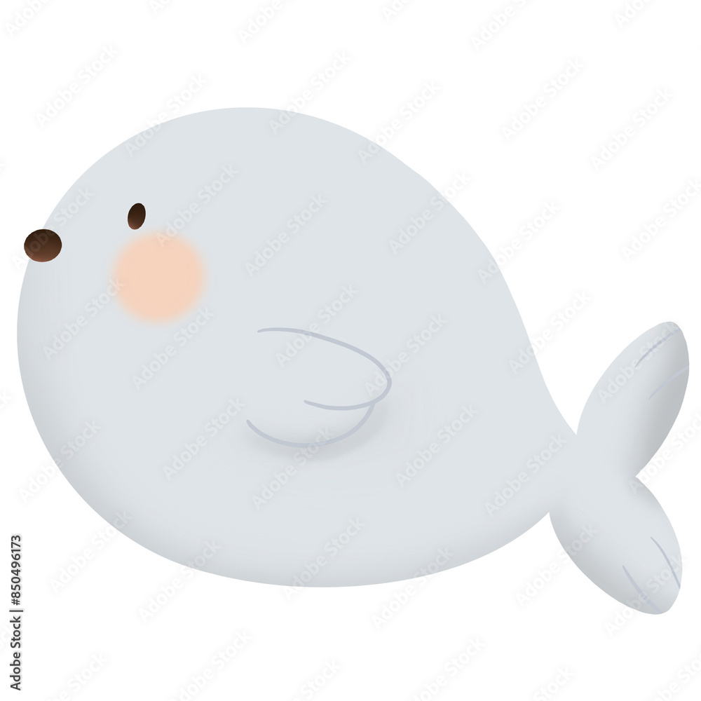 a cute seal with a big nose and a small mouth a cute seal with a big nose and a small mouth