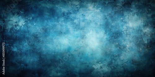 Black and blue vintage grunge texture with a smokey abstract old rough vignette paper backdrop stormy and antique vibes, black